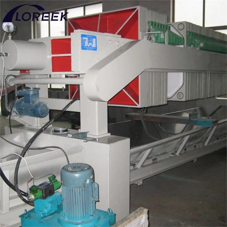 Recessed plate filter press